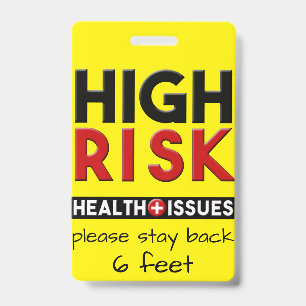 High Risk Health Issues Awareness Badge