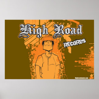 High Road Records Poster