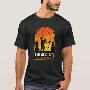 High Rock Lake North Carolina Fishing Premium T-Shirt