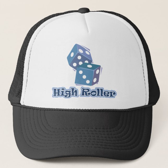 High Roller - Dice Games Trucker Hat (Front)