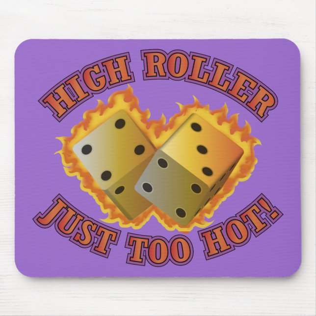 High Roller Dice Mouse Pad (Front)