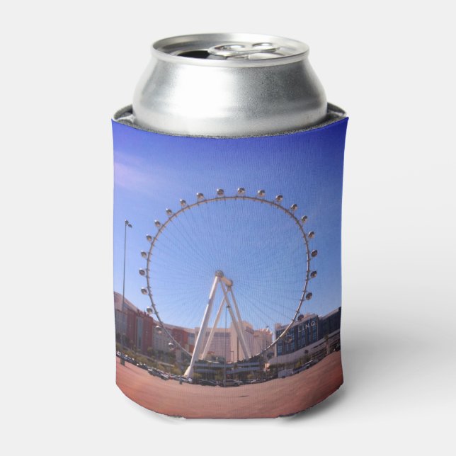 High Roller Ferris Wheel Las Vegas #2 Can Cooler (Can Front)