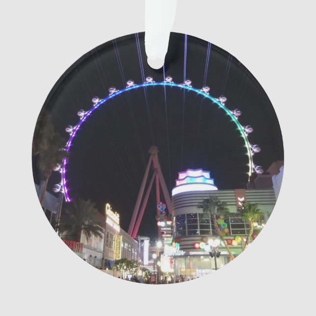 High Roller Ferris Wheel Las Vegas #3 Ornament (Front)