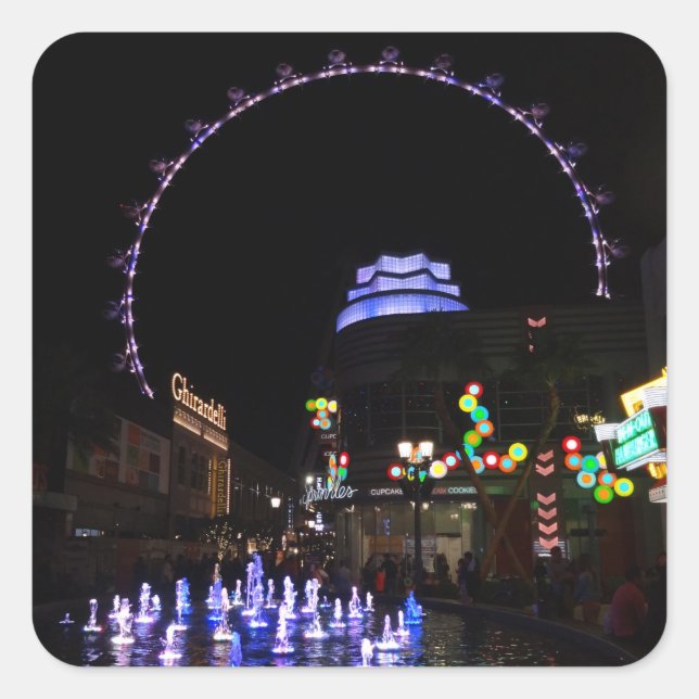High Roller Ferris Wheel Las Vegas #4 Stickers (Front)