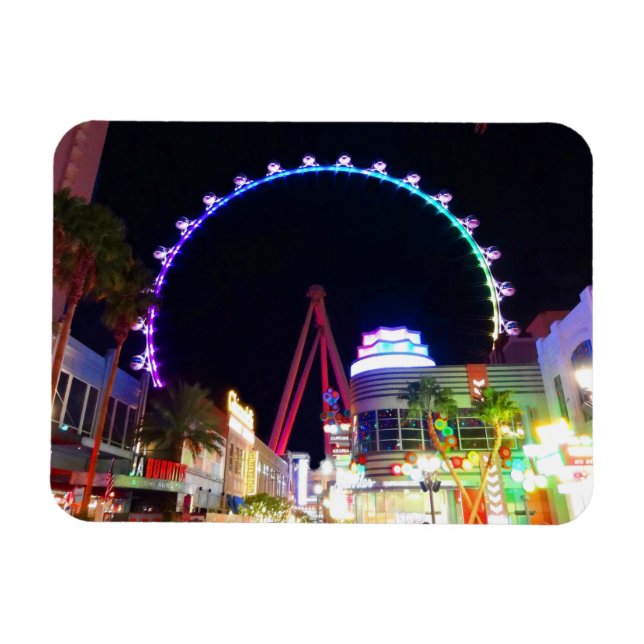 High Roller Ferris Wheel Las Vegas #6 Magnet (Horizontal)