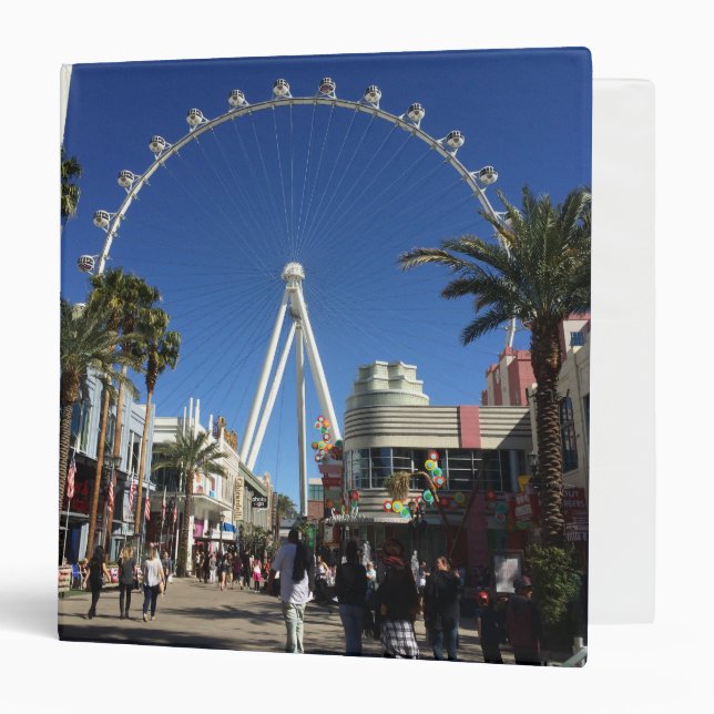 High Roller Ferris Wheel Las Vegas Binder (Front/Inside)