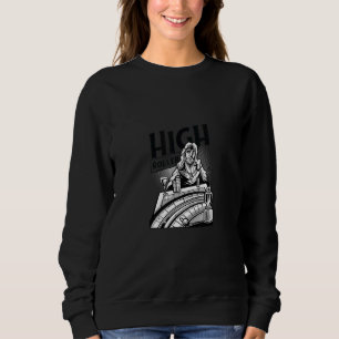 High Roller Jesus Christ Bible Christian Cross Sweatshirt