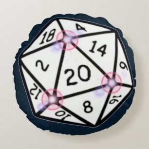 HIGH ROLLER: ROUND PILLOW