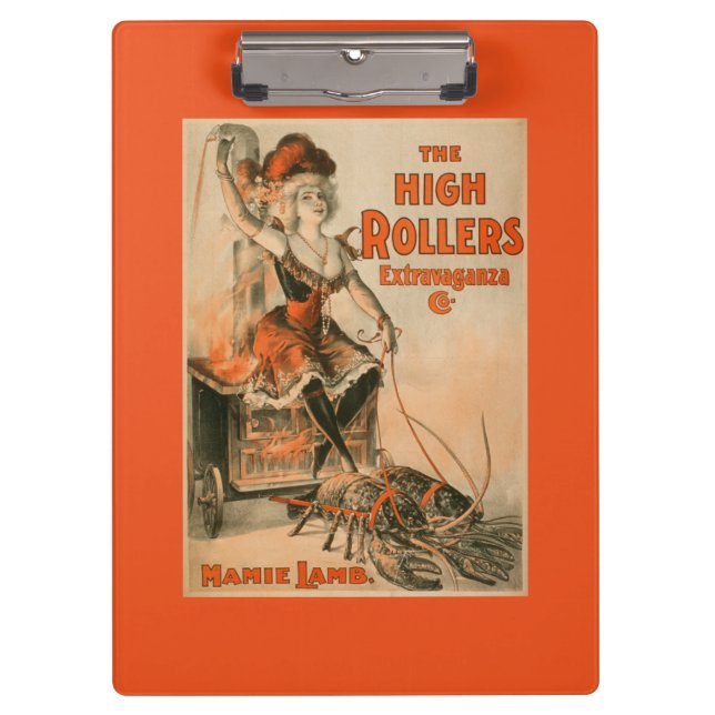 High Rollers Extravaganza "Mamie Lamb" Play Clipboard (Front)