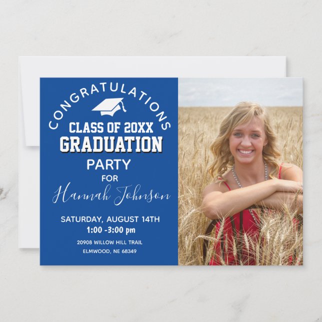 High School Class 2021 Graduation Announcement (Front)
