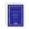 High School Class Reunion Classic Blue Gold Accent