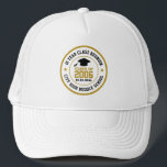 High School Class Reunion College Graduation Year Trucker Hat<br><div class="desc">Personalized school reunion gifts and merchandise for high school graduate and college alumni. All texts are editable to fit your occasion. Background colour and text colour are editable using the design tool. Perfect souvenir for school or college reunion.</div>