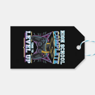 High School Complete Gamer Gaming Graduation Gift Tags