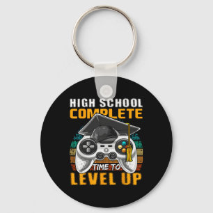 High School Complete Video Game Senior Graduation Keychain