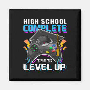 High School Complete Video Game Senior Graduation Magnet
