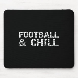 High School Football Player Gift For Men Football Mouse Pad