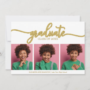 High School Graduation Announcement 3 Photo