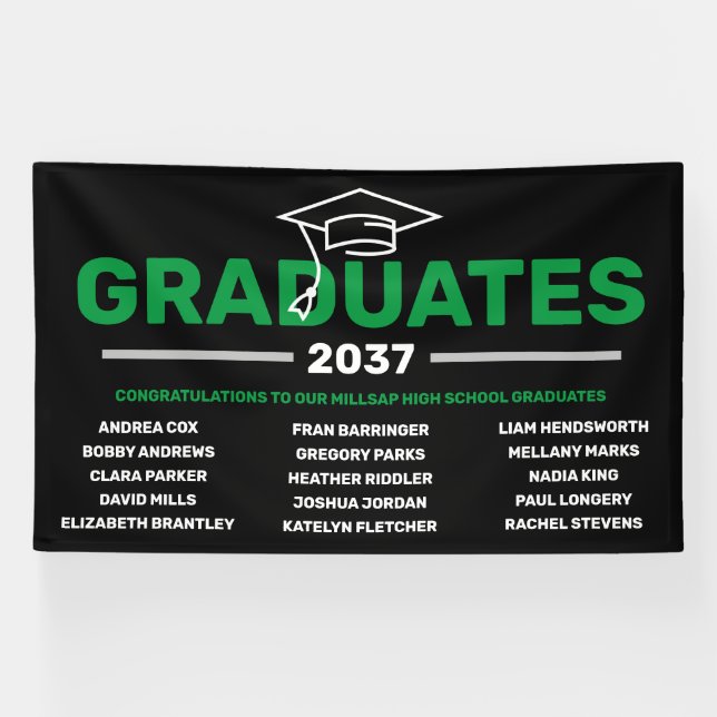 High School Graduation Banner (Horizontal)