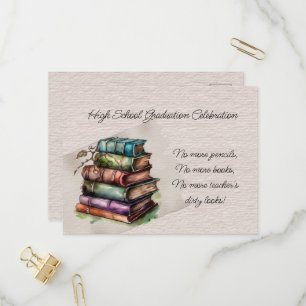 High School Graduation Celebration Invitation Postcard