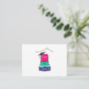 High School Graduation Custom College Suitcases Card