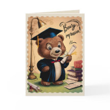 High School Graduation Cute Bear personalized