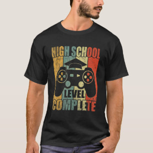 High School Graduation Gamer Level Complete Video T-Shirt