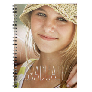 High School Graduation Modern Photo 2014 Graduate Notebook