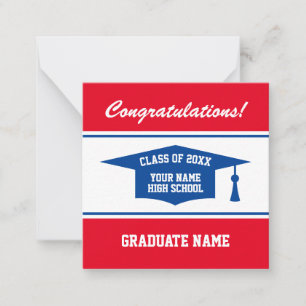 High School graduation party Class of 2021 custom Card