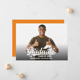 High School Graduation Photo Announcement Card