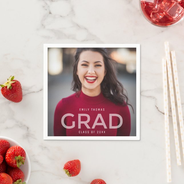 High School Graduation Photo Class of 2022 Napkin (Insitu)