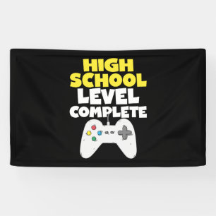 High School Level Complete Graduation Banner