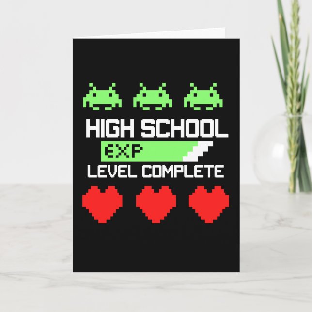 High School Level Complete - Graduation Card (Front)