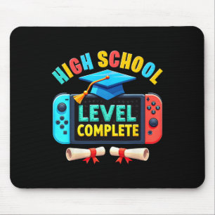 High School Level Complete Graduation Cl 2025 Game Mouse Pad