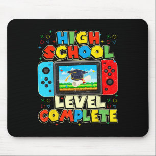 High School Level Complete Graduation Cl 2025 Game Mouse Pad