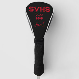 High School MVP Driver Golf Head Cover