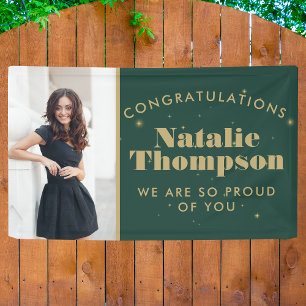 High School Or College Graduation Customized Photo Banner