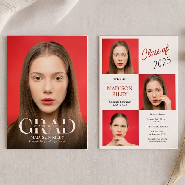 High School Photo Graduation Invitation (Créateur téléchargé)