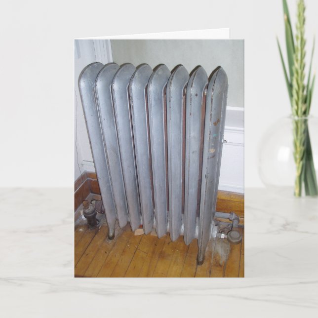 "HIGH SCHOOL Radiator" Get Well Card (Front)