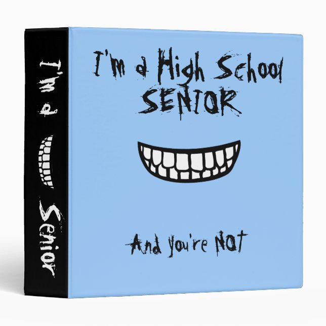 High School Senior Binder (Front/Spine)