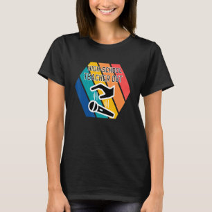High School Teacher Out Mic Drop Appreciation End T-Shirt