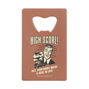 High Score: Everybody Needs Goal Life Wallet Bottle Opener
