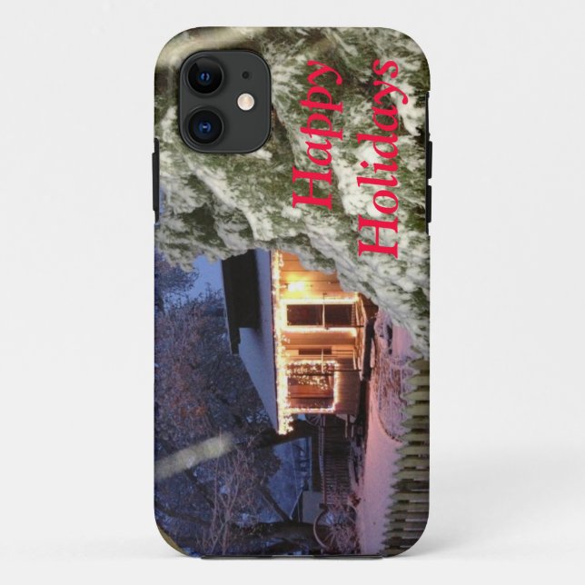 High Sierra Happy Holiday Case-Mate iPhone Case (Back)