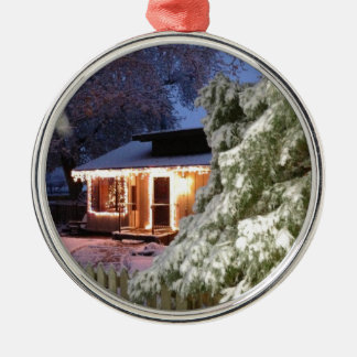 High Sierra Holiday Metal Ornament