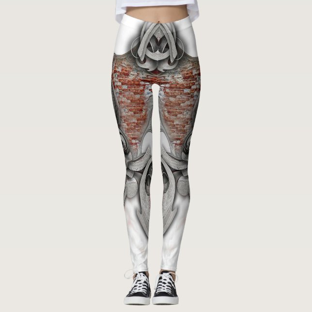"High Sketch of Pure Feeling", Woman's Leggings  (Front)