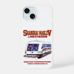 High-Speed Shanghai Maglev SMT Transrapid Train iPhone 15 Case