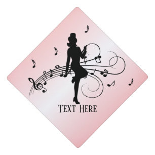 High Step Dancing to the Music Custom Graduation Cap Topper