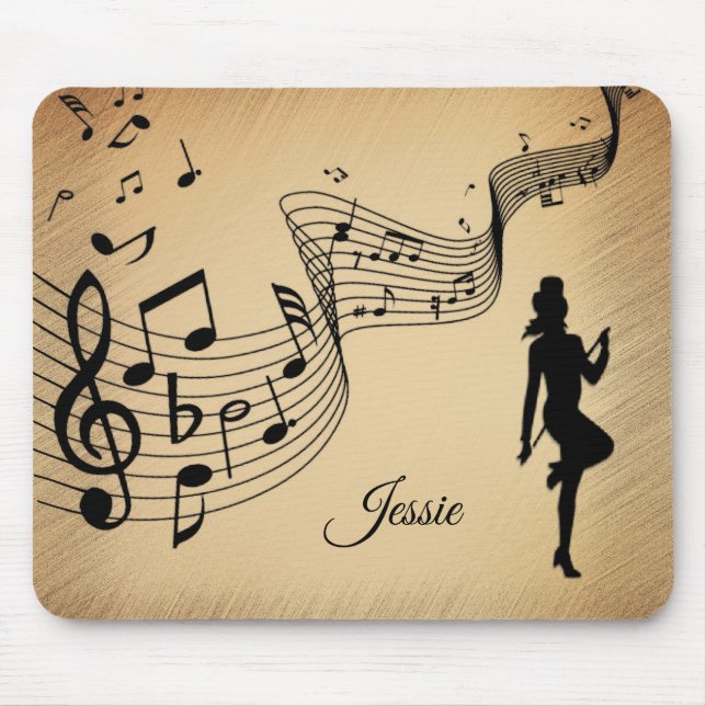 High Step Dancing to the Music Custom Mouse Pad (Front)
