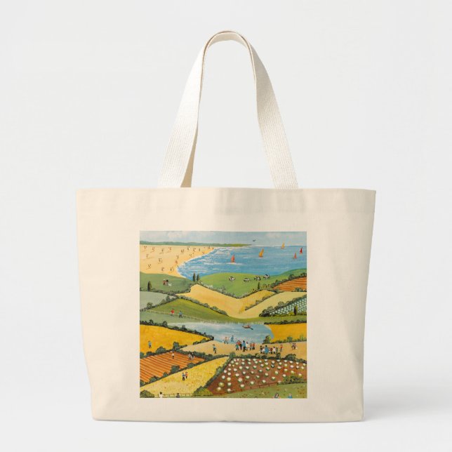 High Summer 2 Large Tote Bag (Front)