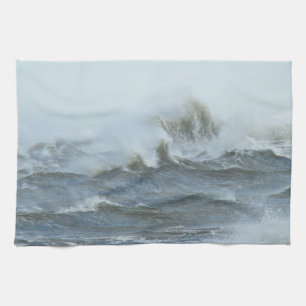 High Surf - Outer Banks North Carolina Kitchen Towel