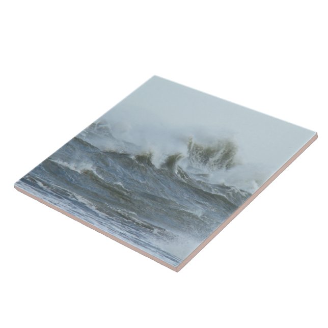 High Surf - Outer Banks North Carolina Tile (Side)
